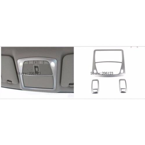 For Nissan Teana Altima 2013 2014 2015 2018 2016 Interior Car Interior Dome Reading Lights Decoration Frame ABS Cover Trim 3pcs