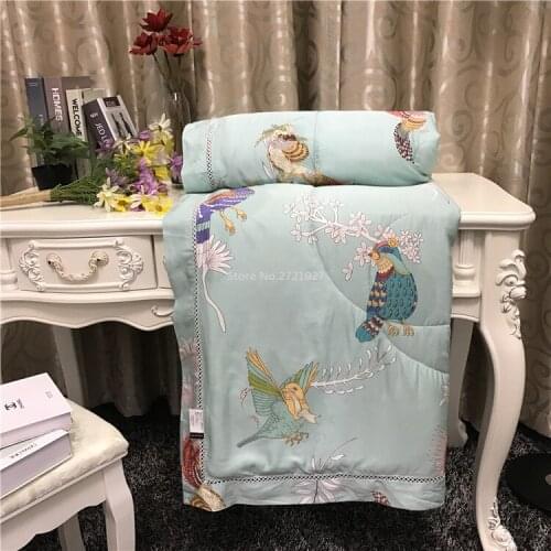 Summer Quilt, Double Air-conditioned Quilt, Machine Washable, Single Cooler Summer Quilt