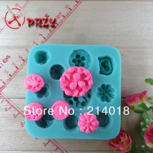 Miniature cake New style large wholesale hot sale chocolate silicon mold fondant Cake decoration mold chocolate mold NO.SI306