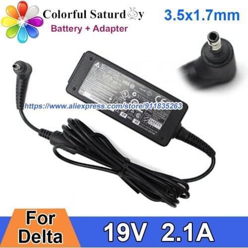 Original DELTA 19V 2.1A ADP-40PH BB AC Adapter Charger For HP MINI 210 COMPAQ MINI700 CQ10 XA523UA WQ580UA WQ586UA U270DX