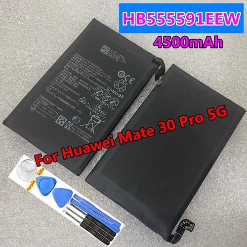 Original Replacement Battery HB555591EEW For Huawei Mate30 Pro Mate30Pro 5G Battery New Authentic Phone Battery 4500mAh
