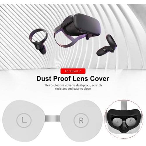 Dustproof Silicone Cover For Oculus Quest2 VR Lens Lens Cover Dust Proof Silicone Lens Protector VR Accessories For Quest 2