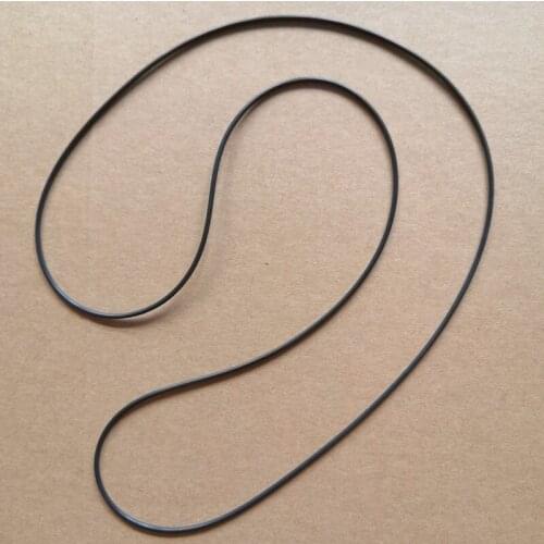 1pc Vinyl Record Player Drive Belt Record Player Belt Black Rubber White Silica Gel