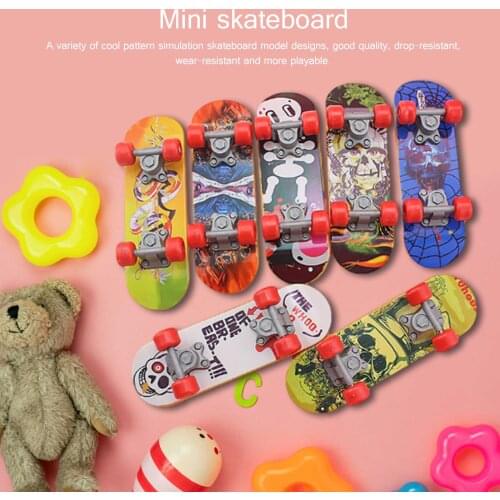 Finger SkateBoard Wooden Fingerboard Toy Professional Stents Fingers Skate Set Novelty Children Birthday Gift