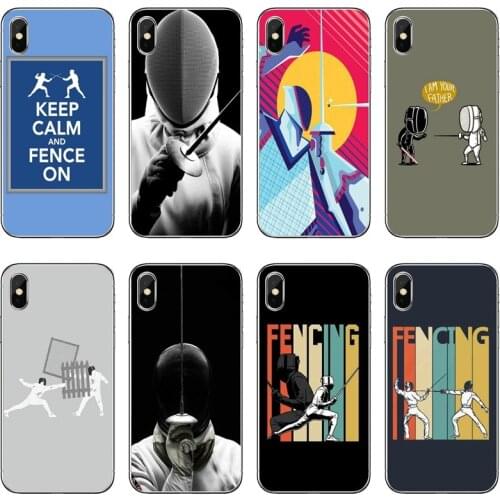 Sport fencing Soft Phone Case For Samsung Galaxy A71 A70 A60 A51 A50 A41 A40 A31 A30 A20E A21S A12 A10 A7 A5 A3