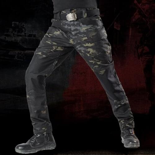 Airsoft Tactical Pants Camouflage Multicam Army Military Casual Combat Cargo Pant Water Repellent Ripstop Mens Hunting Trousers