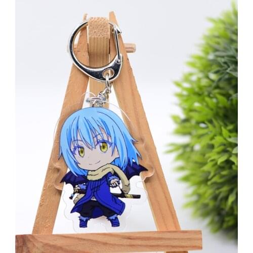 WL0923 Chibi Keychain Acrylic Cartoon Keyring Accessories That Time I Got Reincarnated as a Slime