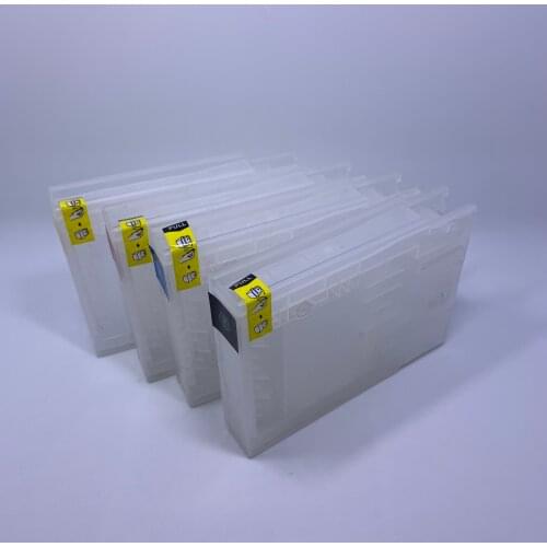 YOTAT Refillable ink cartridge T7551 XL T7551XL T7552XL T7553XL T7554XL for Epson Workforce Pro WF-8010DW WF-8090DW WF-8510DWF