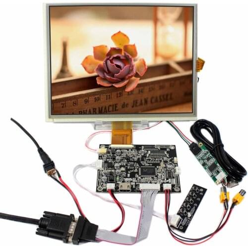 10.4inch LCD Screen Backlight WLED LSA40AT9001+TP 800X600 Resolution VGA AV LCD Controller Board Resistive Touch Panel