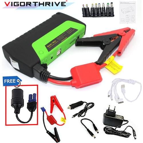 12V Portable Car Jumper Booster Power Battery Charger Mobile Phone Laptop Power Bank for Petrol