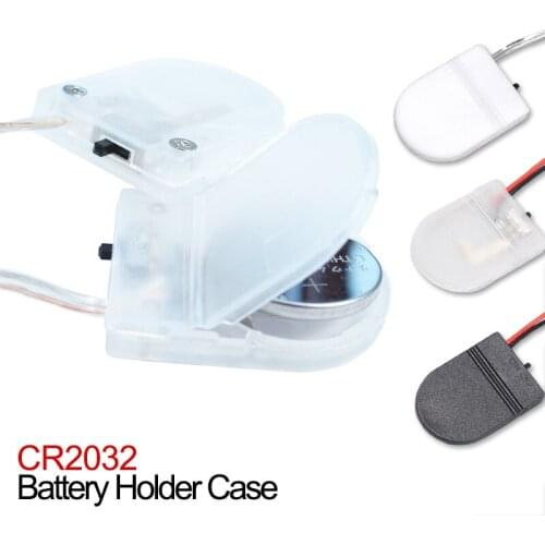 2/5PCS CR2032 Button Coin Cell Battery Socket Holder Case Cover With ON-OFF Switch 3V High quality DIY Battery Storage Box
