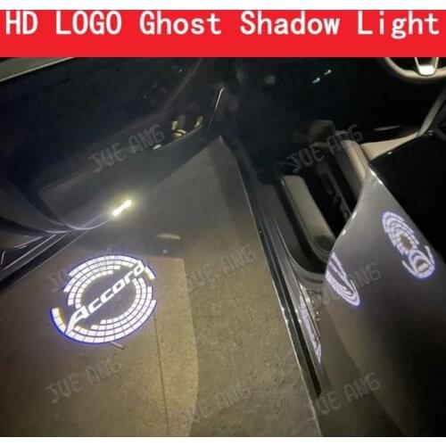 2pcs Apply Accord 2003-2021 7 8 9 10 Generation LED Car Door Light Projector Ghost Shadow Light Welcome Light Courtesy Light