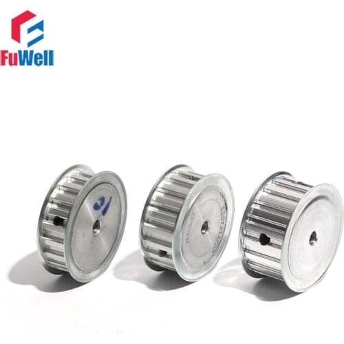 L-14 Timing Belt Pulley Aluminum Alloy L Type 14Teeth Toothed Pulley 21/27mm Belt Width 8/10/12/20/28mm Bore Transmission Pulley