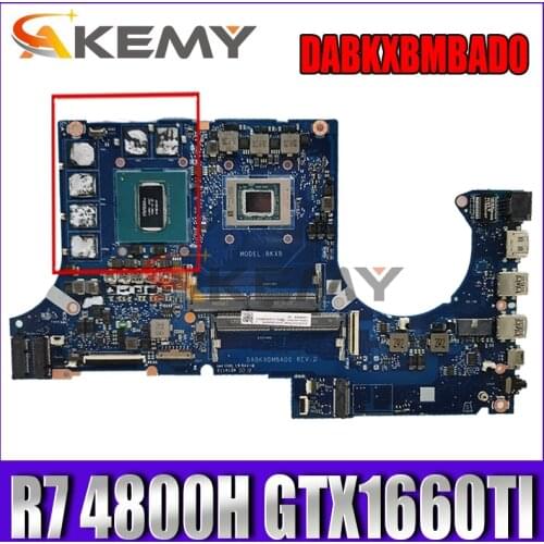 Akemy DABKXBMBAD0 Laptop motherboard for ASUS TUF Gaming A15 FA506IU FA506I original mainboard R7 Ryzen 7 4800H GTX1660TI-6GB