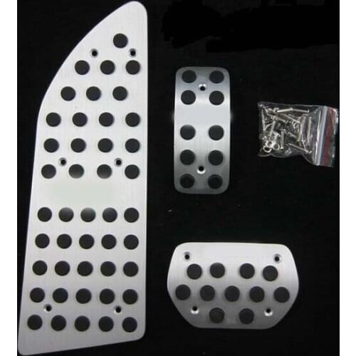 Aluminum Fuel Brake Foot Rest AT Pedals For Peugeot 508 2011 2012 12