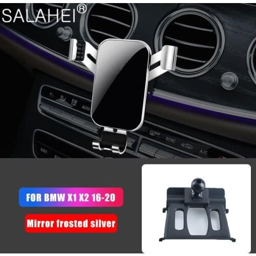 Car Gravity Phone Holder For BMW X1 X2 X3 X4 X5 X6 X7 G01 G02 F48 F39 2014-2020 Mobile Smartphone Bracket Special Mount Support