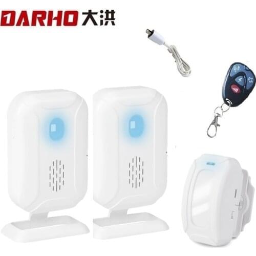 Darho Wireless Doorbell Welcome IR Infrared motion sensor Alarm 280M range Store Shop Door Bell Magnetic Chime