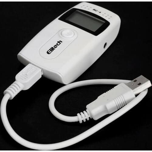 RC-4 USB Temperature Data Logger Datalogger Recorder External Sensor 16000 Point