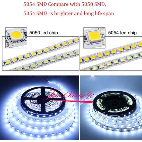 5054 DC12V LED Strip Flexible LED Light 60 LED/m 5m/lot White/warm IP20 IP65