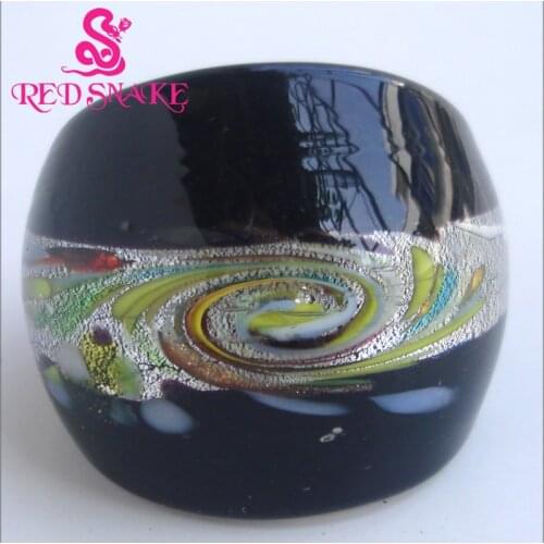 RED SNAKE Brand Fashion Ring Handmade Murano Glass Multifarious Rings RSMG0000#30