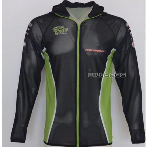 Locomotive MTB Bike Riding Sun protection sweater For Kawasaki Quick Dry Hoodie Mens Sweatshirt