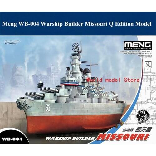 Meng WB-004 Warship Builder Missouri Q Edition Assembly Model