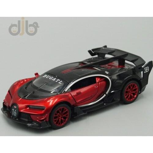 1:32 Diecast Car Model Toy F-Bugatti GT Pull Back With Sound&Light
