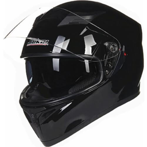 Full face motorcycle helmet 2 windshield helmet anti scratch glass full face bike helmet DOT standard helmet