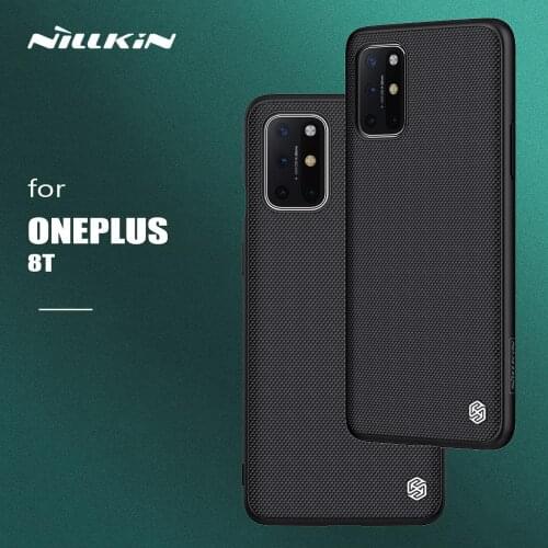 Nillkin for Oneplus 8T Case 3D Textured Ultra-Thin Back Cover One Plus 8T Soft Silicone Edge Protective Case for Oneplus 8T Case
