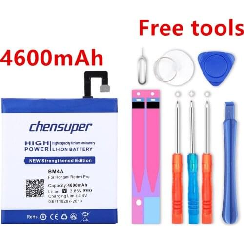 NEW 4600mAh BM4A Mobile Phone Batteries For Xiaomi Hongmi Redmi Pro High Quality Battery Batteries~In Stock