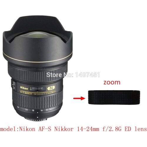 Lens Zoom or focus Rubber Ring / Rubber Grip Repair Succedaneum For Nikon AF-S Nikkor 14-24mm f/2.8G ED lens