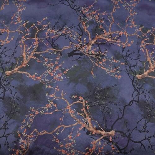 Heavy satin watered gauze skirt silkworm silk plain gambiered qipao filar silk cloth