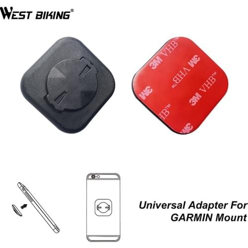 WEST BIKING MTB Road Bicycle Phone Sticker Universal Adapter For GARMIN Bryton Computer Mount Cycling GPS Phone Seat Holder