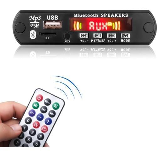 High quality supports app Bluetooth5.0 Car MP3 WMA for (OPP installation) jq-d099bt-app audio Decoder Board 5V 12V MP3 Player