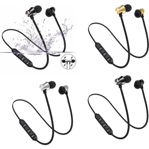 1PC XT11 Magnetic Adsorption Wireless Bluetooth In-Ear Earphone Sports Headphone Noise Cancelling Headphones