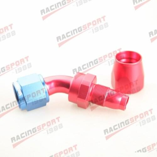 -10 AN AN10 -10AN 45 DEGREE SWIVEL HOSE END FITTING ADAPTOR Aluminum