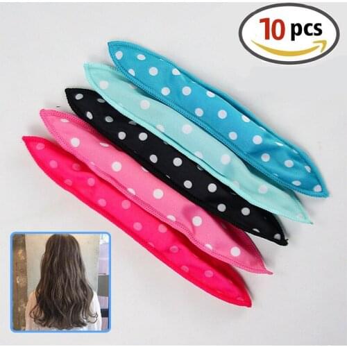 10 Pcs Sponge Flexible Foam Hair Curlers DIY Hair Styling Tools Soft Sleep Pillow Hair Rollers Set Soft Hair Roller