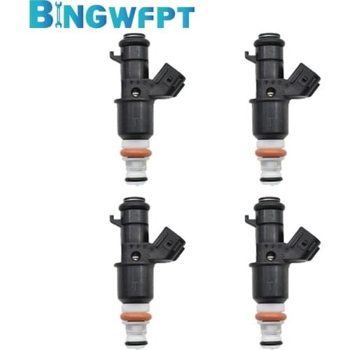 4PCS Fuel injectors for Honda Accord CR-V Element 2004-2010 2.4L 16450-RAA-A01 16450RAAA01