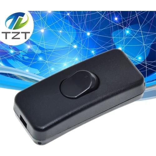 5pcs ON/OFF Inline Switch Black Inline Table Lamp Desk Light Cord Cable Switch 110-250V KCD1-112