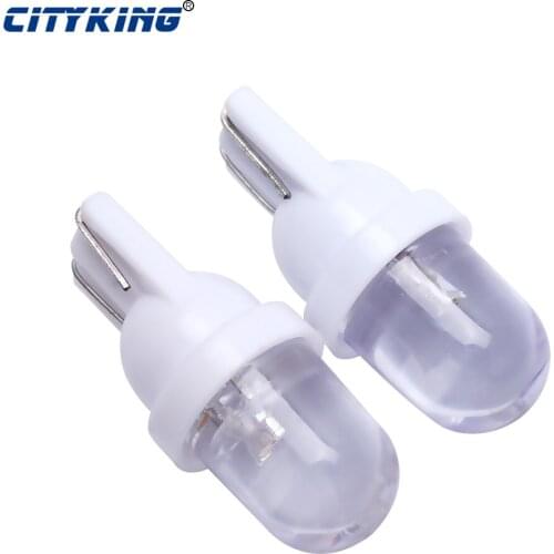 Free Shipping 100pcs/lot T10 led light W5W 168 194 t10 1LED Car Wedge Light Lamp W5W 168 Wedge Door Instrument Side Bulb Lamp