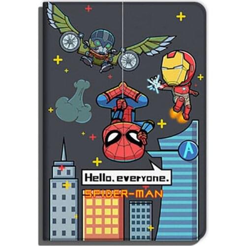 Disney spiderman Cover for IPad 9.7 2017 2018 Mini Case for IPad 10.2 Pro 9.7 Tablet Soft Silicon Stand Funda Case for Air 1 2