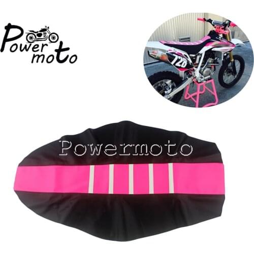 9 Colors Enduro Off Road Racing Seat Cover Ribbed Gripper Traction Seat Cover For Honda CRF XR 125 250 450 DRM RMZ YZF WR KX