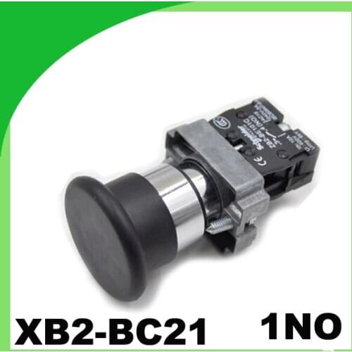 Black mushroom micro switch XB2-BC21 pressure switch 1N/O momentary push button switch