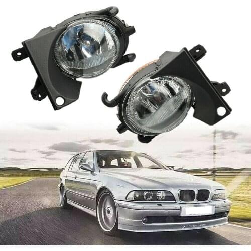 JanDeNing 1 Pair Front Bumper Fog Lamp Lights Without Bulb For 2001-2003 BMW E39 525i 530i 540i