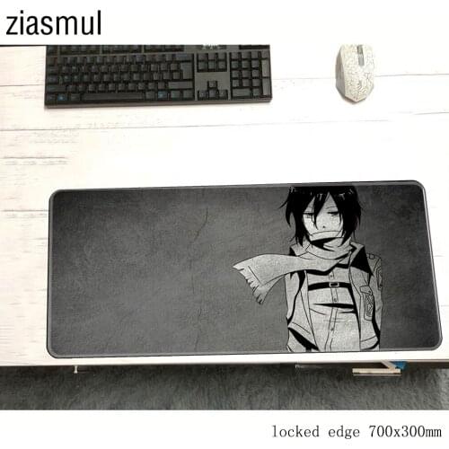 Attack on titan mouse pad 700x300x3mm pad to mouse notbook computer mousepad locrkand gaming padmouse gamer to laptop mouse mat