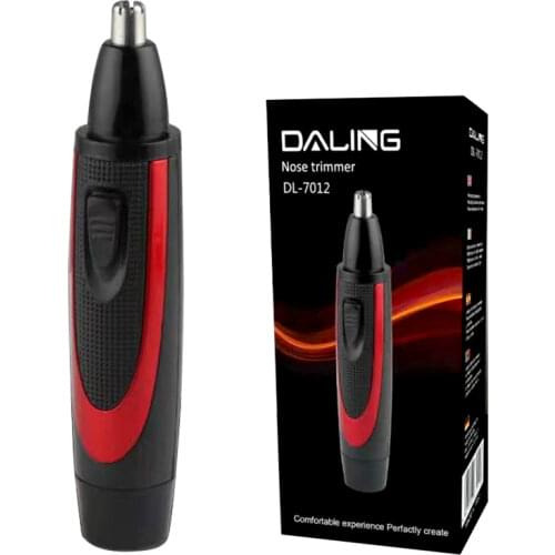 Mens grooming electric nose ear hair trimmer for men cleaner hair removal trimmer for nose and ear device AA dry battery powered