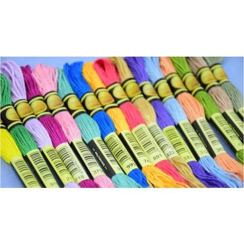 Cxc threads DMC 223-336 Embroidery Floss Embroidery Threads 10PCS/lot 8M Cross-stitch kit Cross stitch Floss Kits 11.12