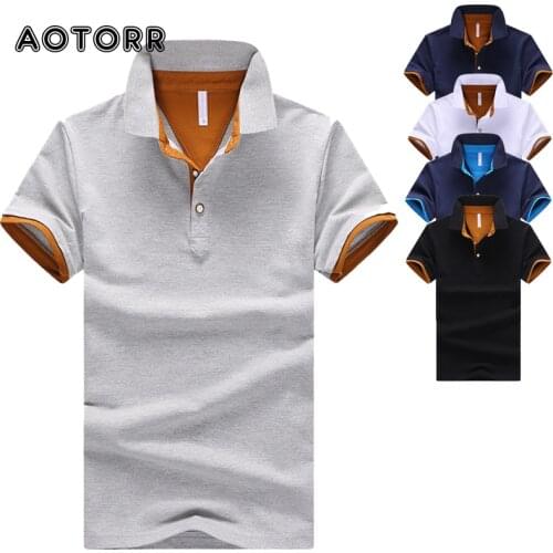High Quality 2021 New Mens Short Sleeve Polos Shirts Casual-Design Brand Cotton Polos Homme Fashion Summer Sportswear Male Tops