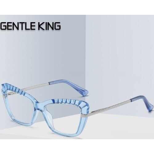 GENTLE KING TR90 Anti Blue Light Computer Glasses Frames Women Glasses Frames Women Trend Styles Brand Optical Reading Glasses