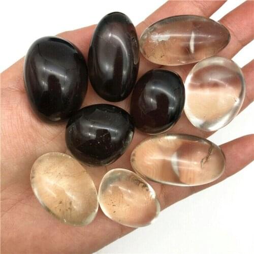 Wholesale 100g Top Natural Smoky Quartz Crystal Polished Stones Reiki Healing Decoration Natural Quartz Crystals